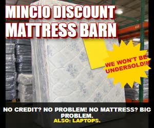 Mincio Discount Mattress Barn: we won’t be undersold!!! Also: laptops. (does not exist)